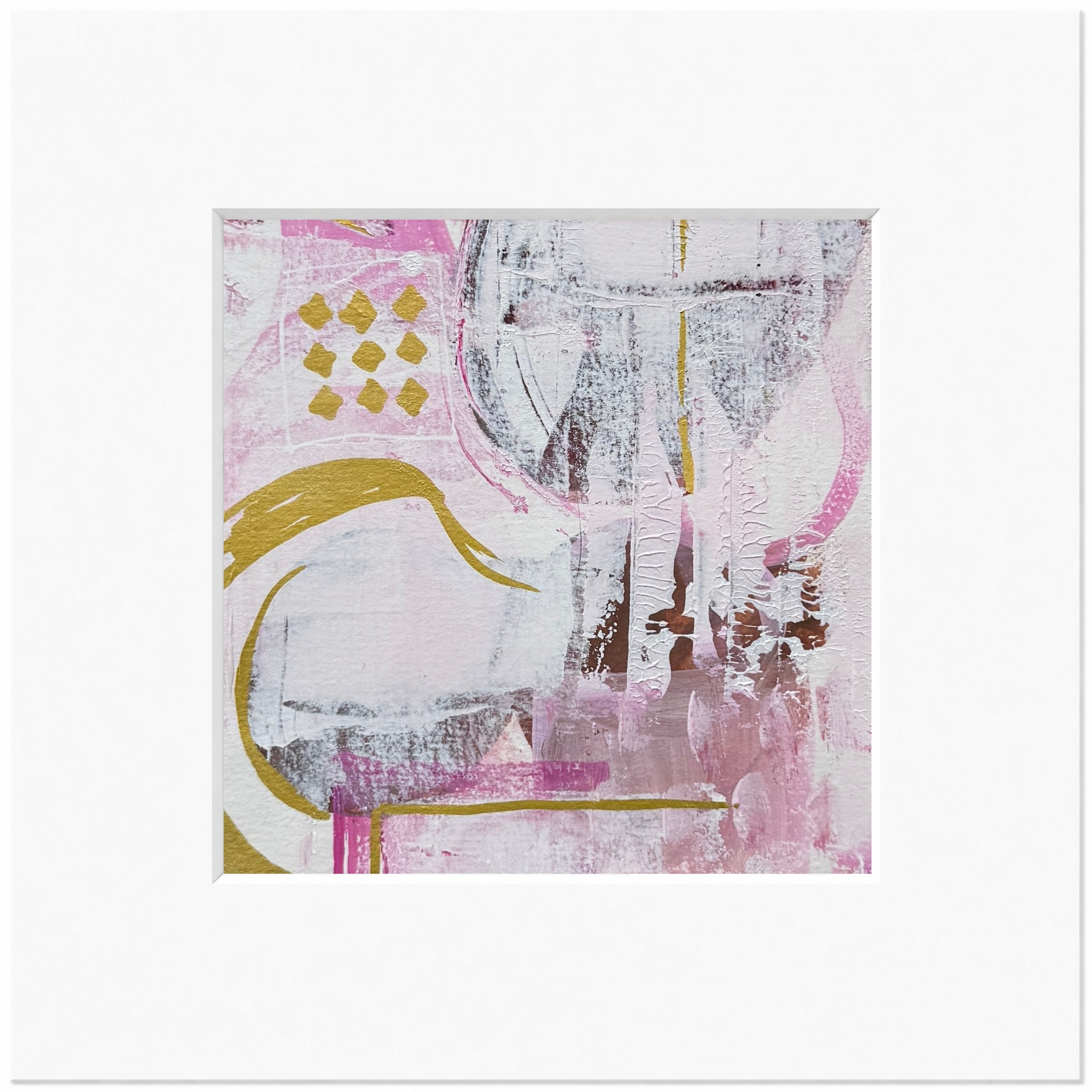 I´m good - Original Painting Mixed media 20x20 cm